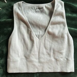 Light blue/gray top